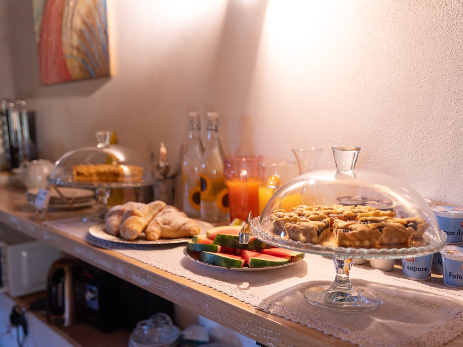 Il buffet della colazione — L'Albero di Gamelì
